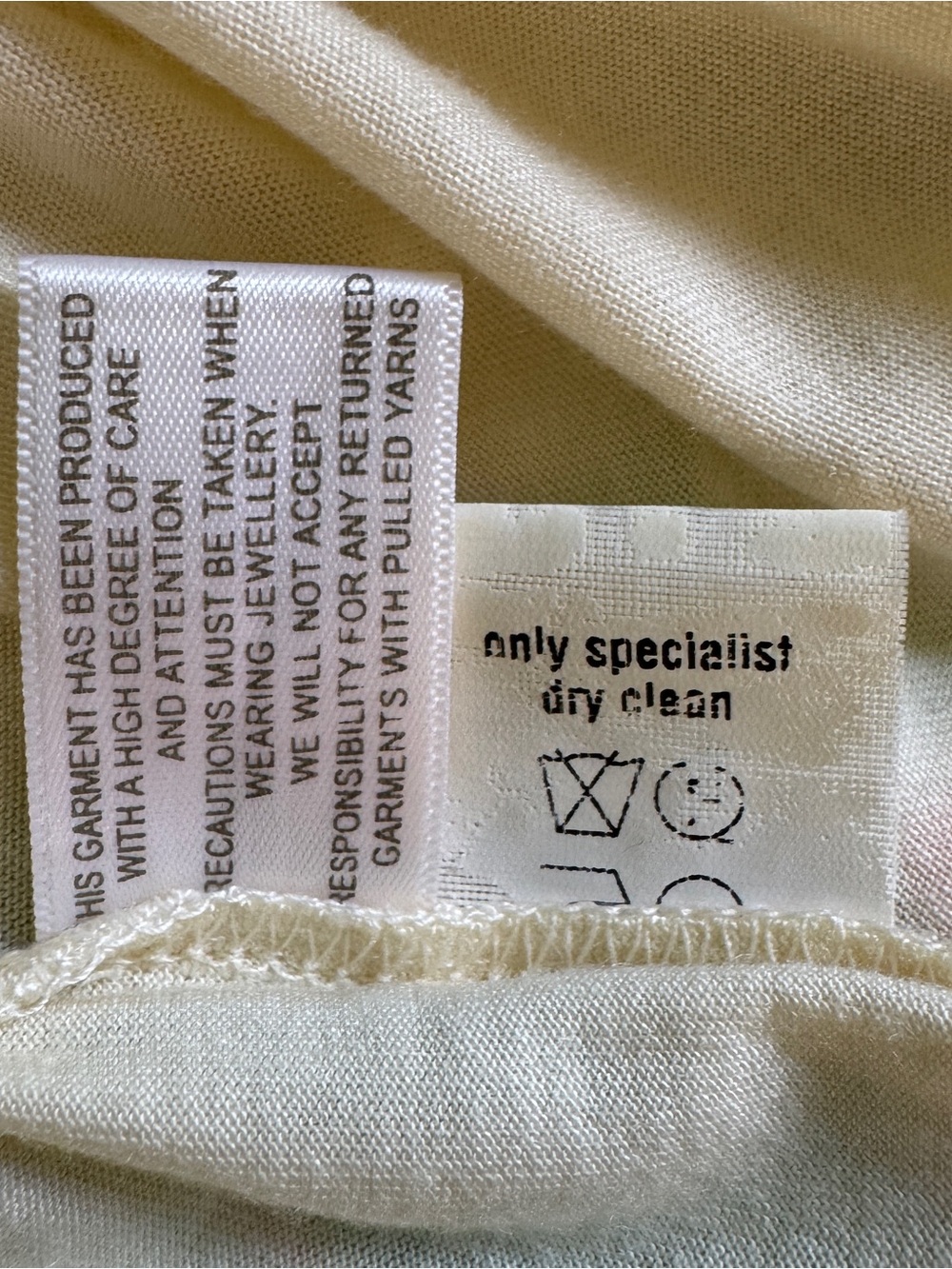 BL-nk London Anthropologie Boho Kaftan Midi Dress Embroidered Fringe Cream S - Picture 10 of 15